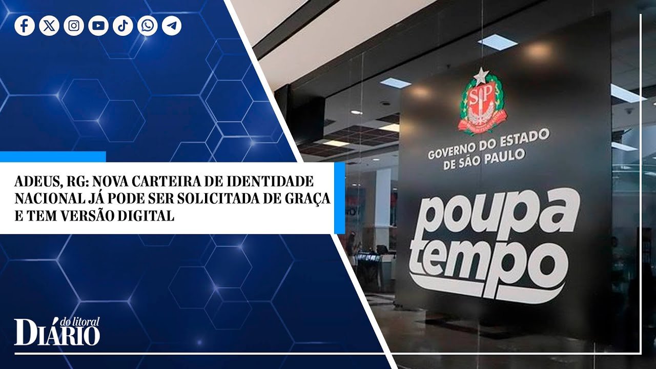 Adeus, RG: nova Carteira de Identidade Nacional já pode ser solicitada de graça e tem versão digital
