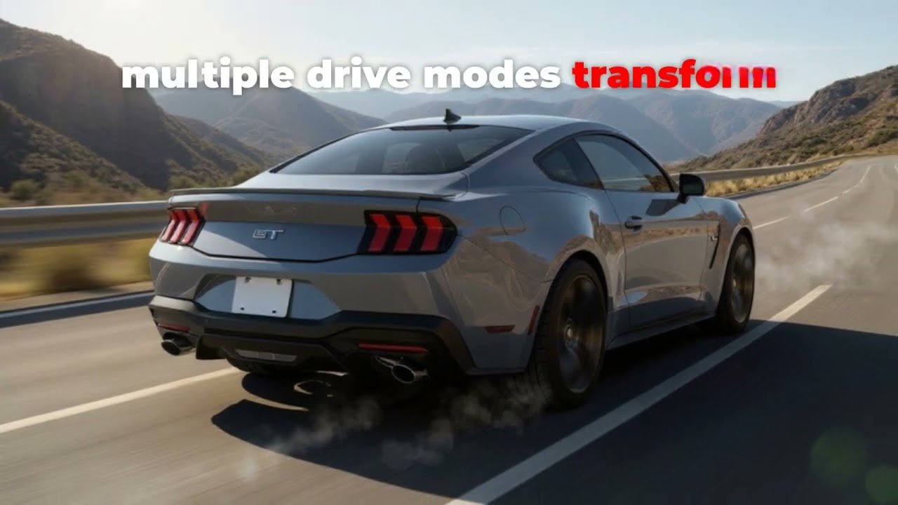 Ford Mustang GT 2026 Revealed Next Gen Muscle Car with Bold Design, High Performance & Advanced Tech