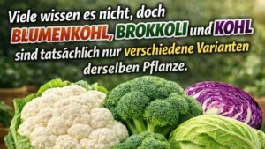 Viele wissen es nicht, doch Blumenkohl, Brokkoli und Kohl sind tatsächlich nur verschiedene Varianten derselben Pflanze