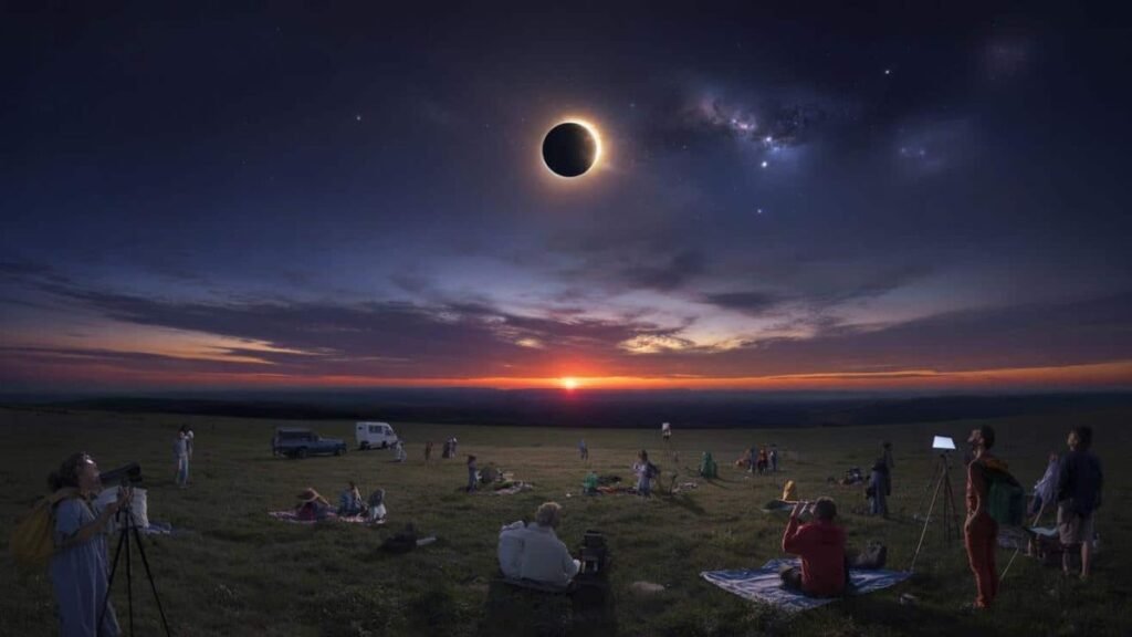Eclipse of the century : six full minutes of darkness when it will happen and the best places to watch the event mapped