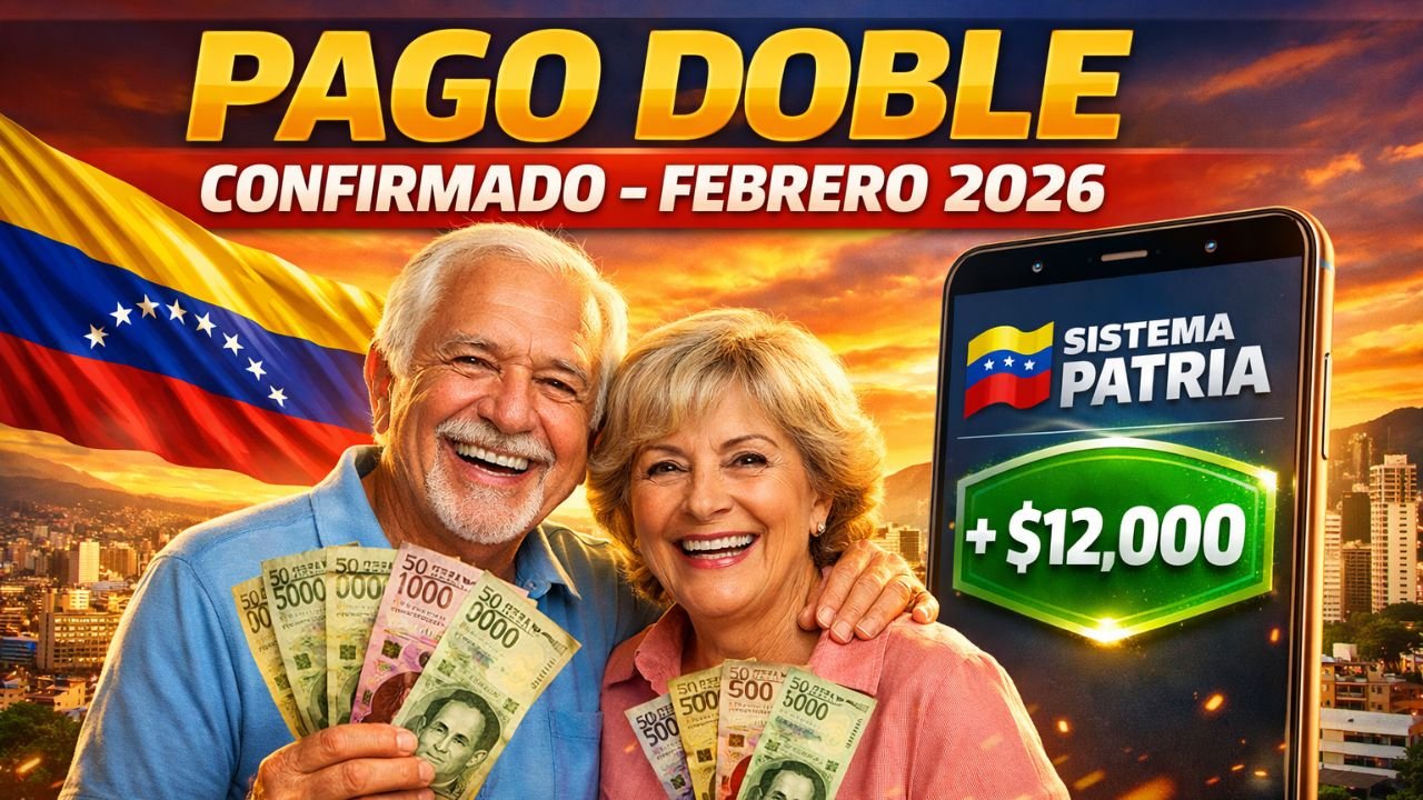 Sistema Patria Confirma Pago Doble en Febrero 2026 en Venezuela: Quiénes lo Reciben y Cuánto Pagan